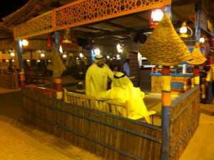 Locals in the Heritage Village