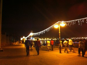 Walking by Dubai Creek