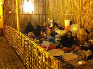 Women selling local delicacies