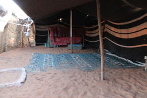 A bedouin tent in the Heritage Village, Abu Dhabi