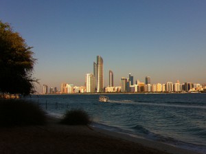 A view of the Corniche, Abu Dhabi