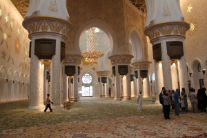 A view of the Sheikh Zayed Grand Mosque