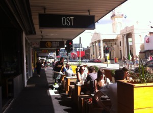 A cafe opposite the town hall, Richmond, Victoria