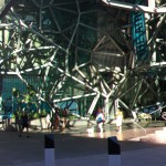 A view of Federation Square, Melbourne