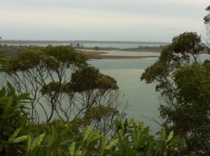 A view of Lakes Entrance, Australia South East Coast 