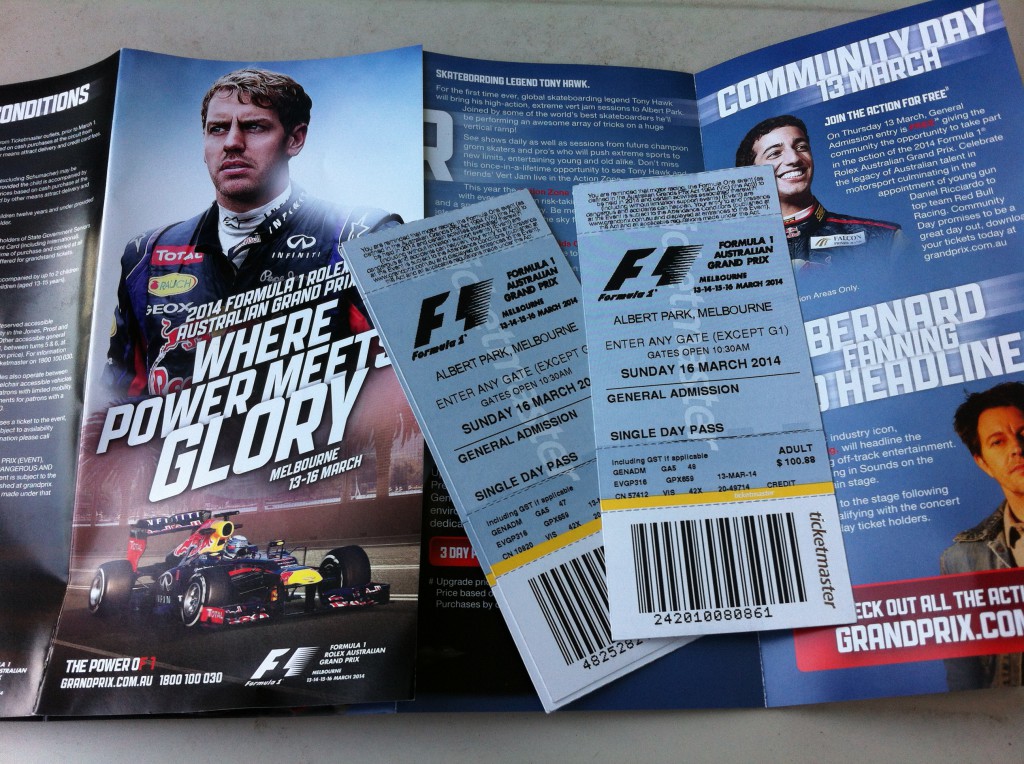 Australian Grand Prix tickets Australian Grand Prix tickets