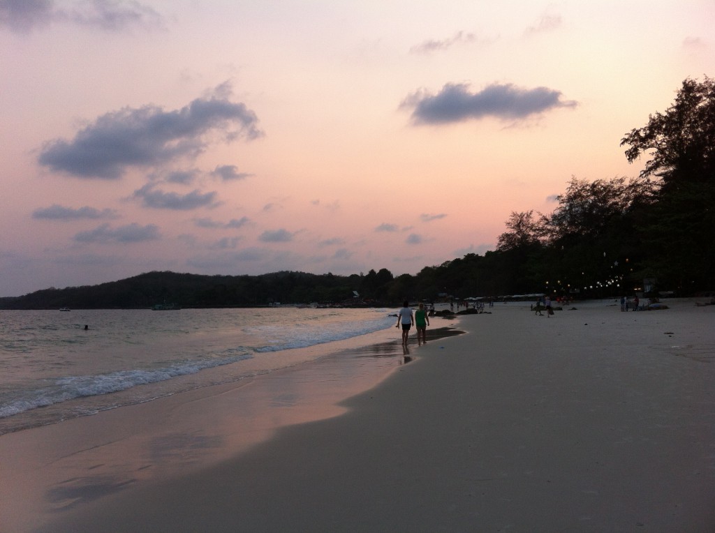 Ko Samet beach after sunset