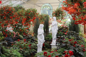 The conservatory in Fitzroy gardens
