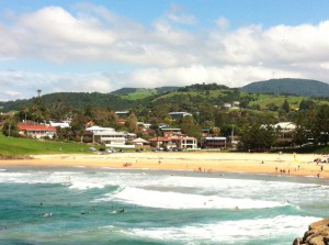 A beach at Kiama, New South Wales