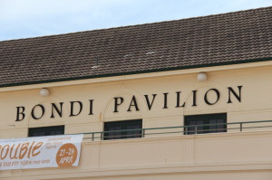 A view of Bondi Pavilion, Bondi Beach