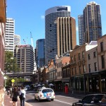 A view of the Rocks and CBD, Sydney