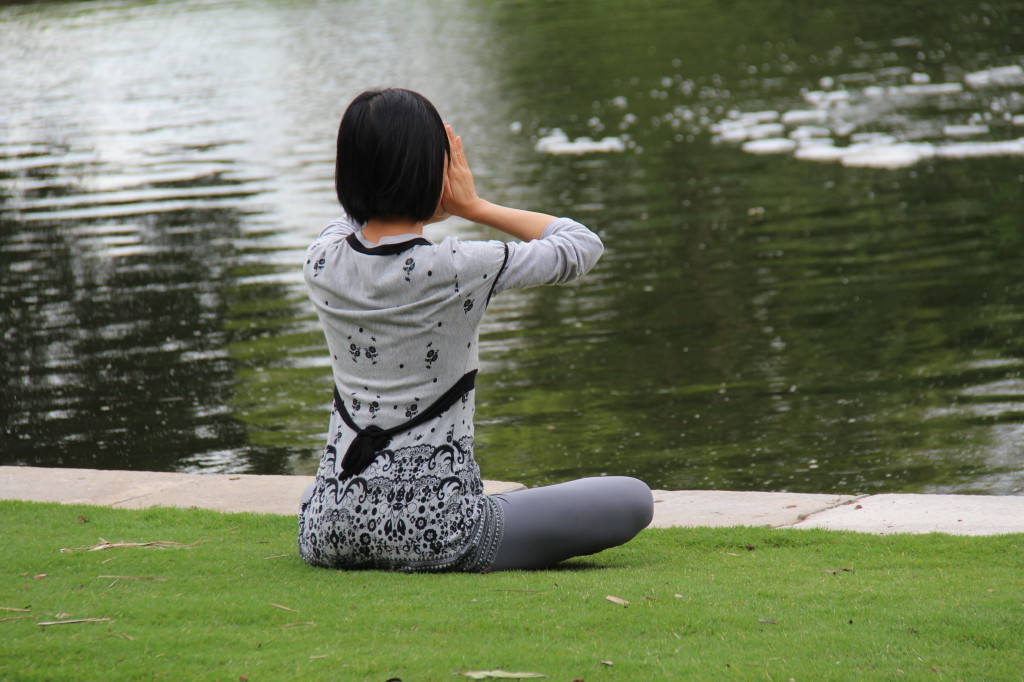 Taking in easy in the Botanic Gardens Taking in easy in the Botanic Gardens