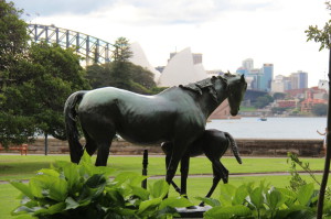 A view of the Royal Botanic Gardens, Sydney