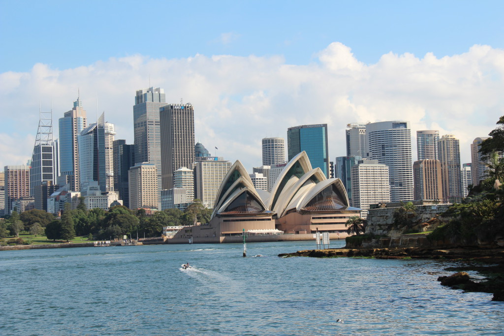 Sydney Opera House seen from a Sydney Ferry