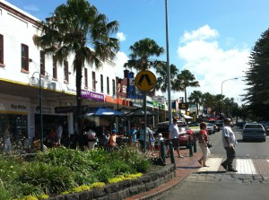 Village centre of Kiama, New South Wales