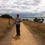 Walking around Churchill Island
