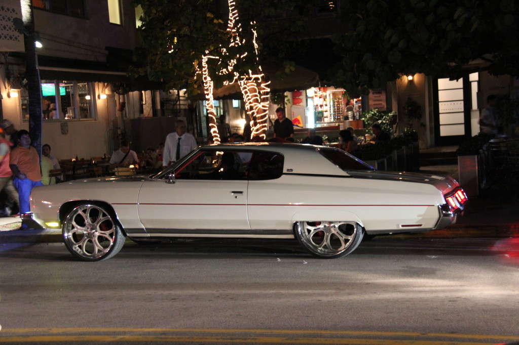 Ocean Drive car, Miami Ocean Drive car, Miami