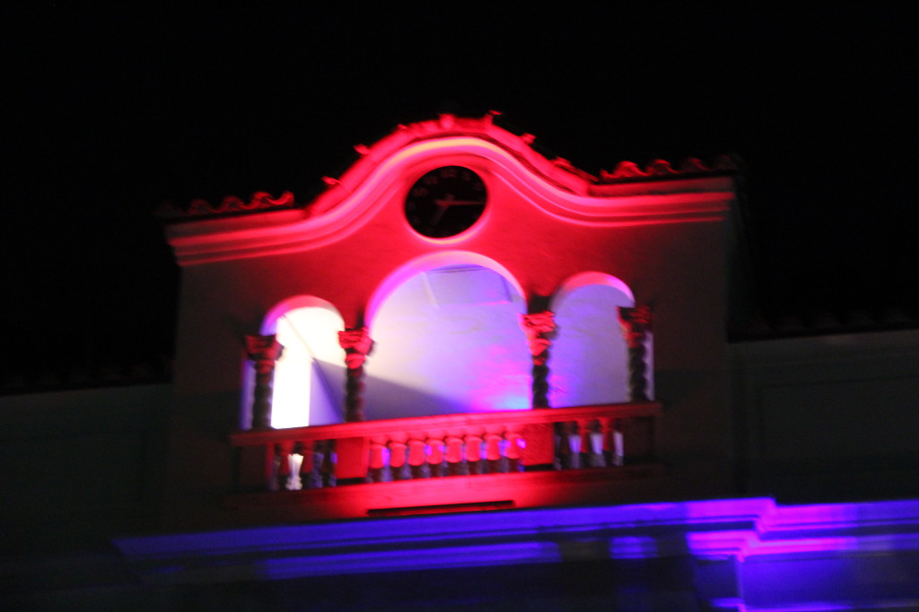 An Ocean Drive Art Deco balcony An Ocean Drive Art Deco balcony