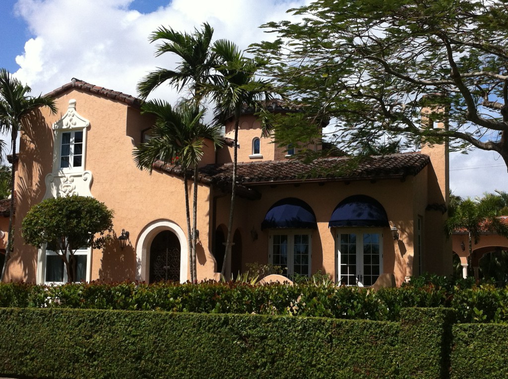 Coral Gables, Florida A Coral Gables house, Miami sightseeing driving route