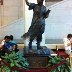 An Indian statue, US Capitol