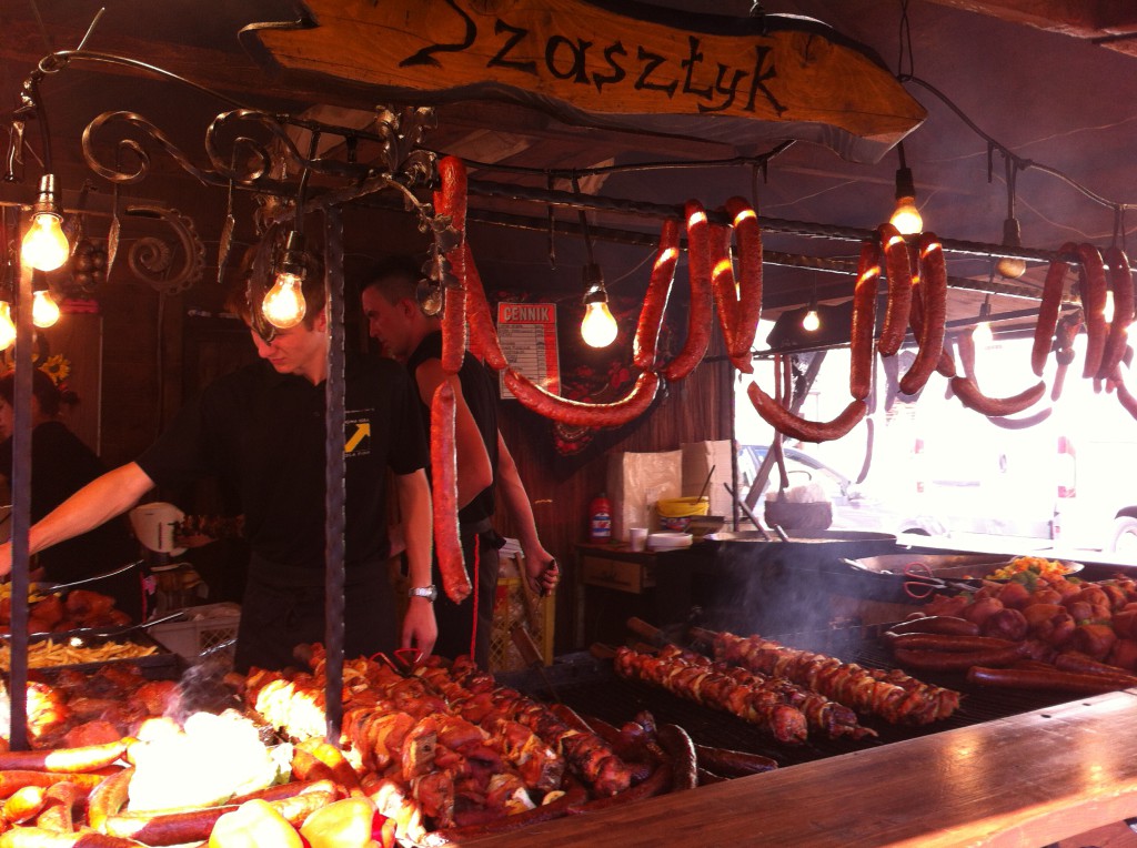 Street market, Krakow Old Town in one day