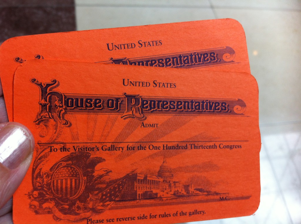 Capitol Hill walk: tickets to the House of Representatives Capitol Hill walk: tickets to the House of Representatives