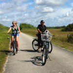 Cycling in Shark Valley, the Everglades