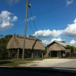 A chickee, Miccosukee settlement, the Everglades