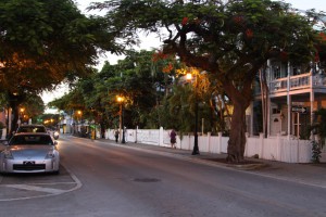 A street in Key West
