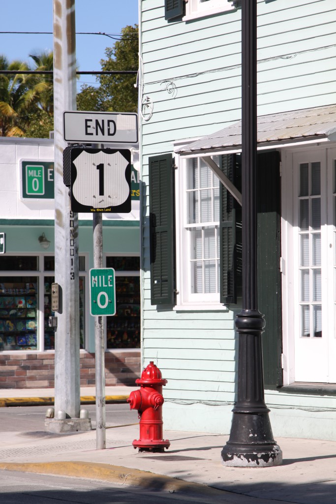 End of US 1 in the Florida Keys