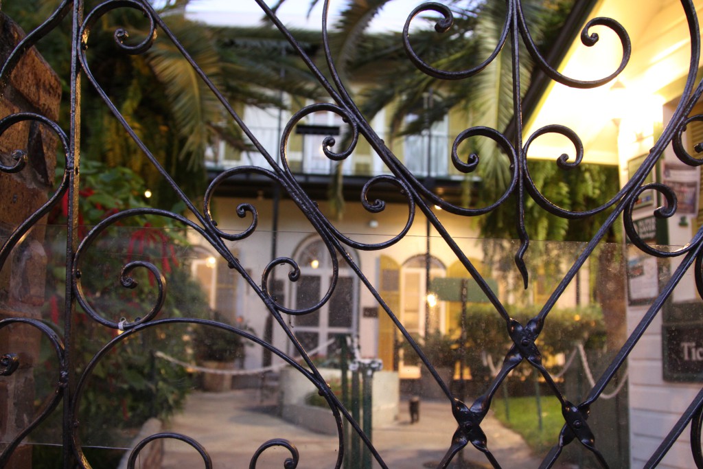 Gate of Hemingway Home at the end of the Florida Keys
