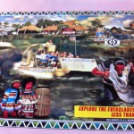 Table mat, Miccosukee Indian Restaurant, the Everglades