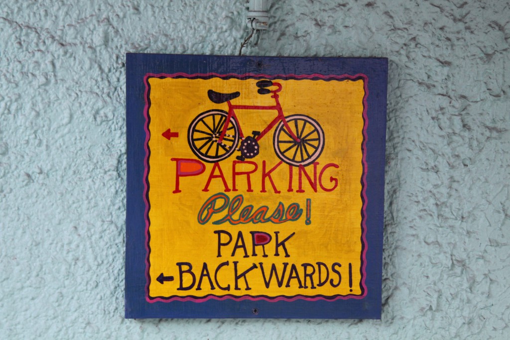A parking sign, Key West