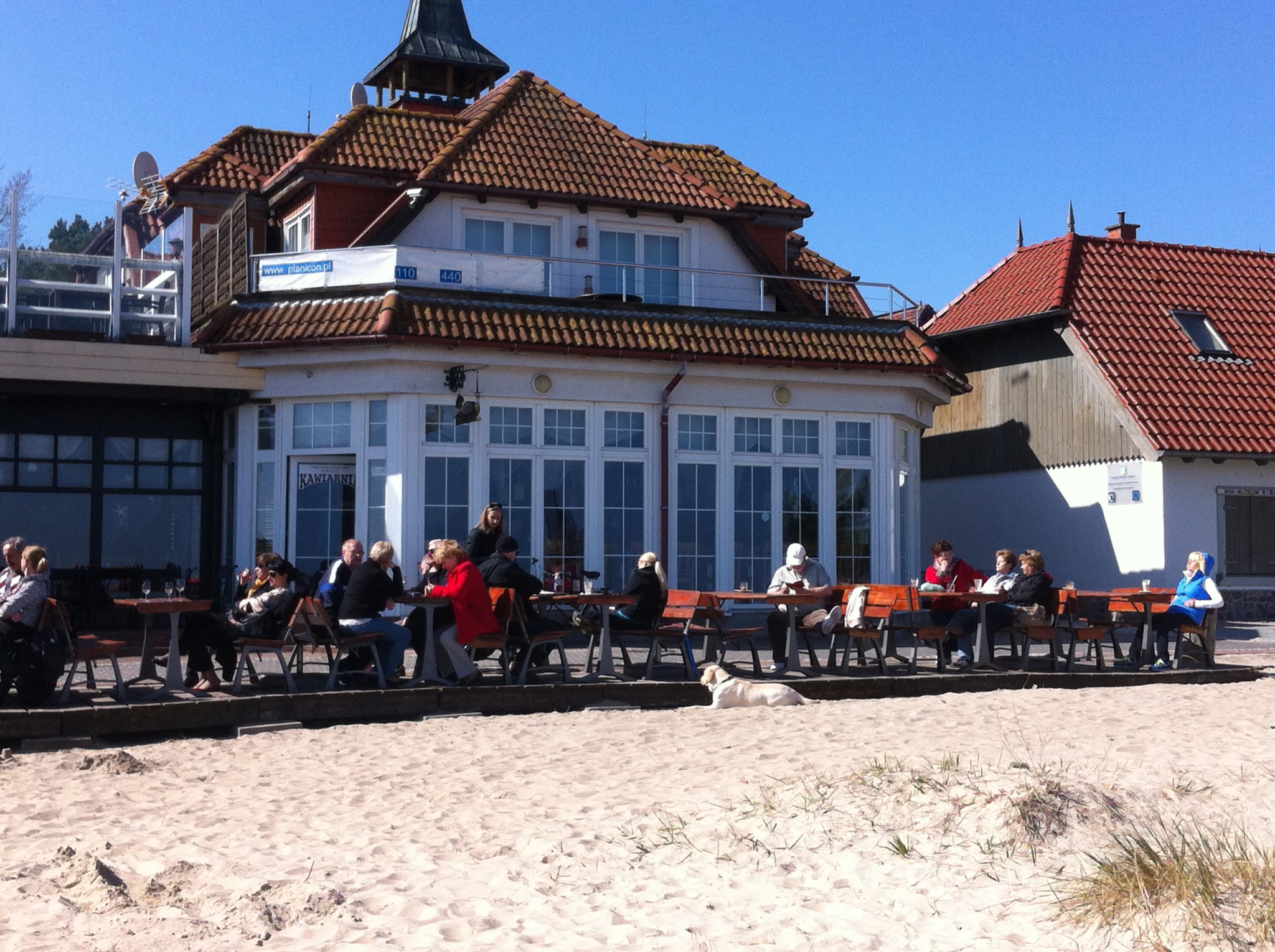 A restaurant by Bzezno pier, Gdansk