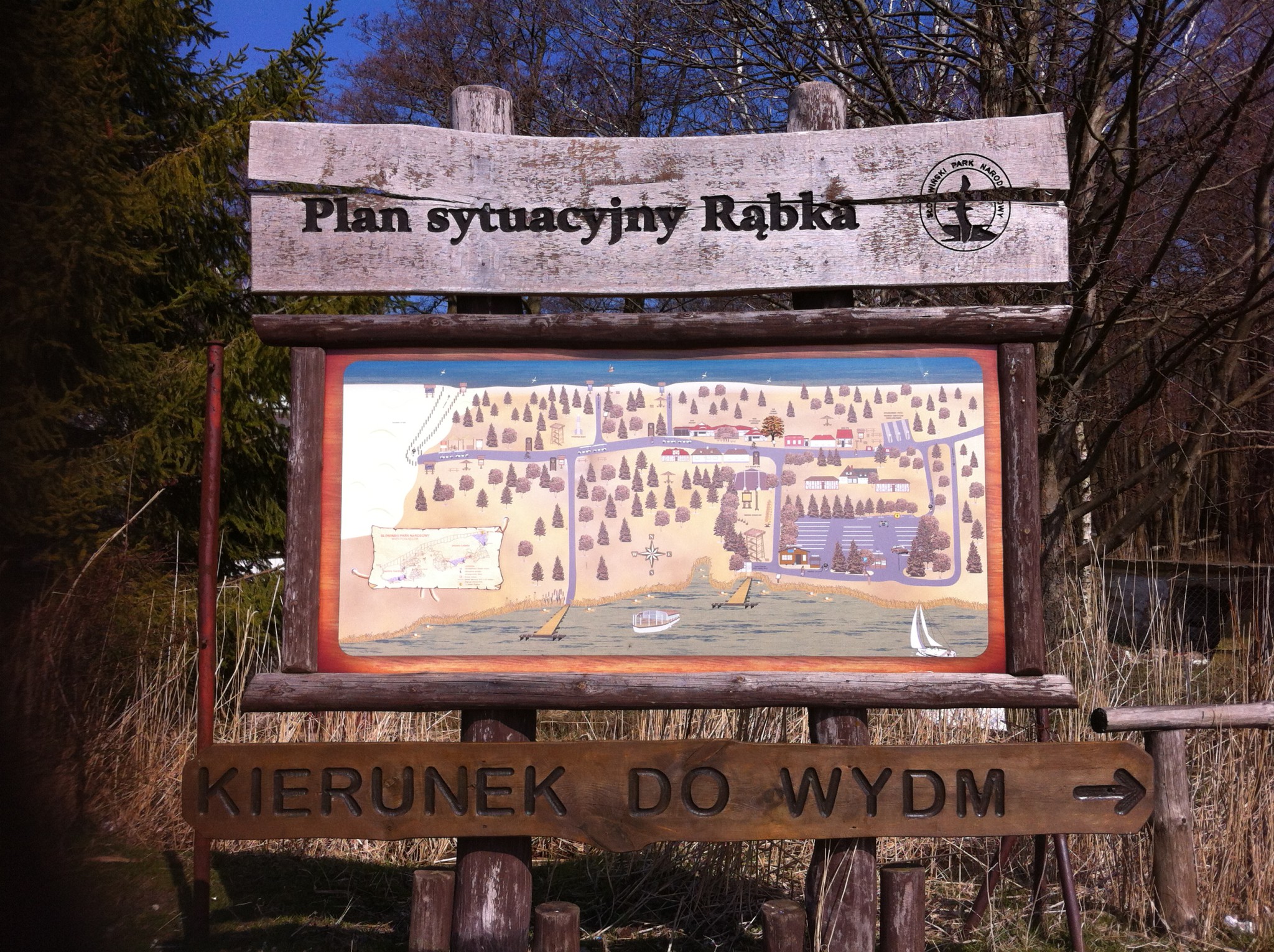 Map of Rabka, Slowinski National Park Map of Rabka, Slowinski National Park