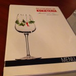 Menu, Restaurant Kocieteria, Gdansk