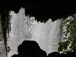 The Cave behind Upper Duden Waterfall