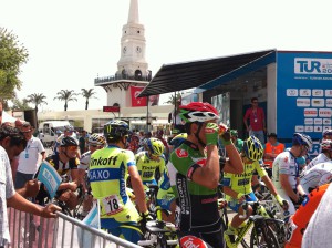 Cyclists starting from Kemer