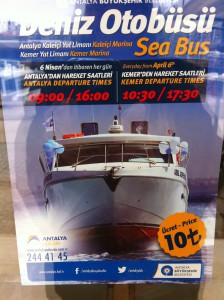 Sea Bus to Kemer, Antalya