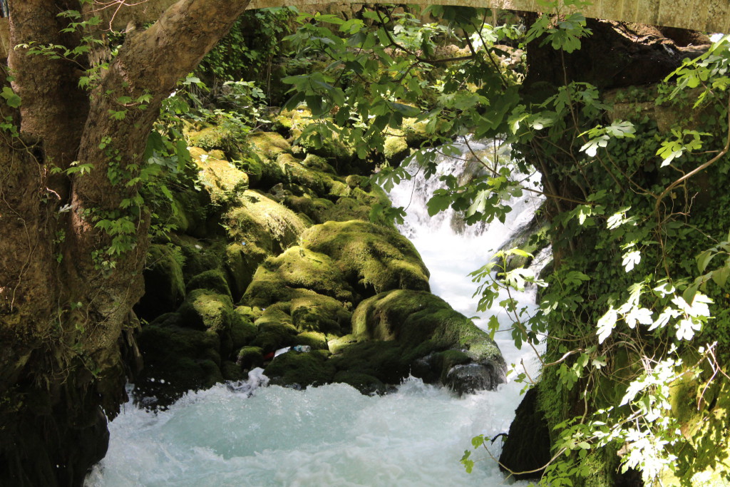 Stones around Upper Duden Waterfalls, Antalya