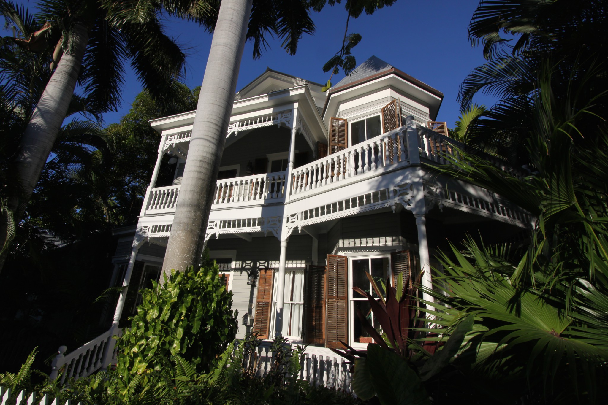 One day in Key West, a typical house