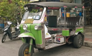 A typical Bangkok tuk-tuk