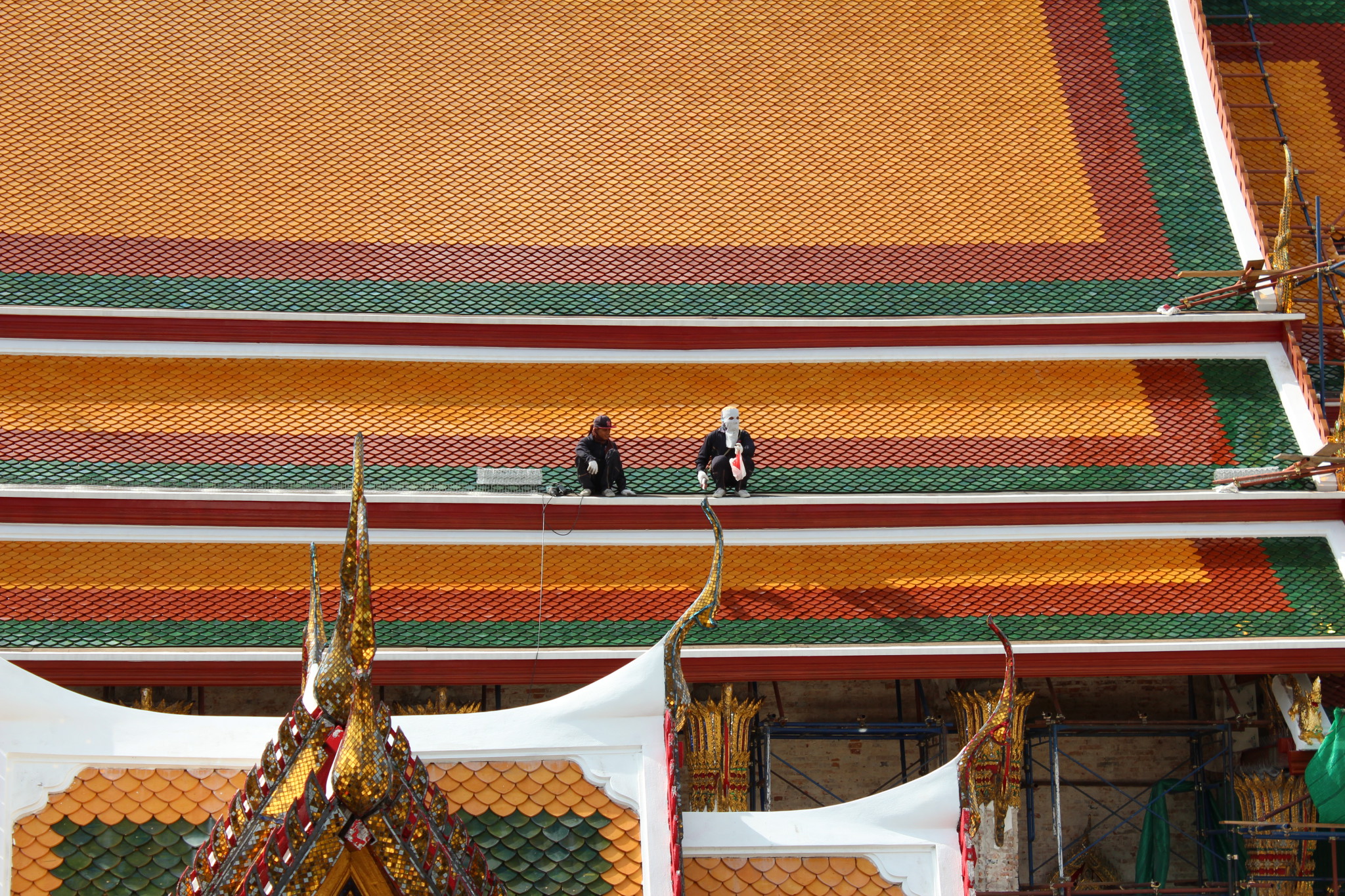 Temple roof, Bangkok