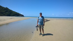 River on the beach, Cape Tribulation