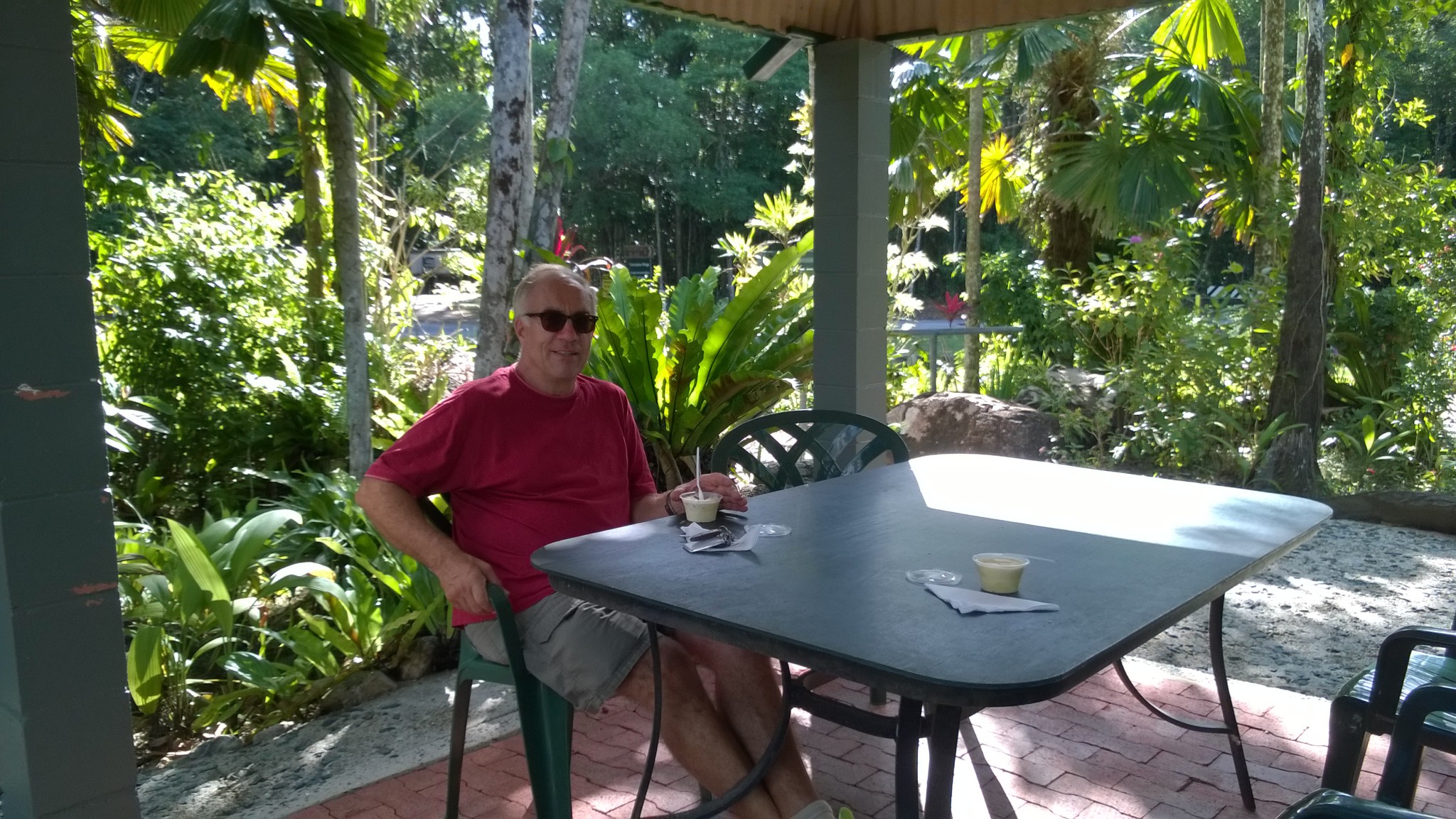 Tasting tropical ice cream, self drive trip to the Daintree Rainforest