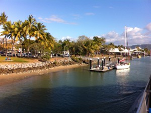 Arriving at Port Douglas