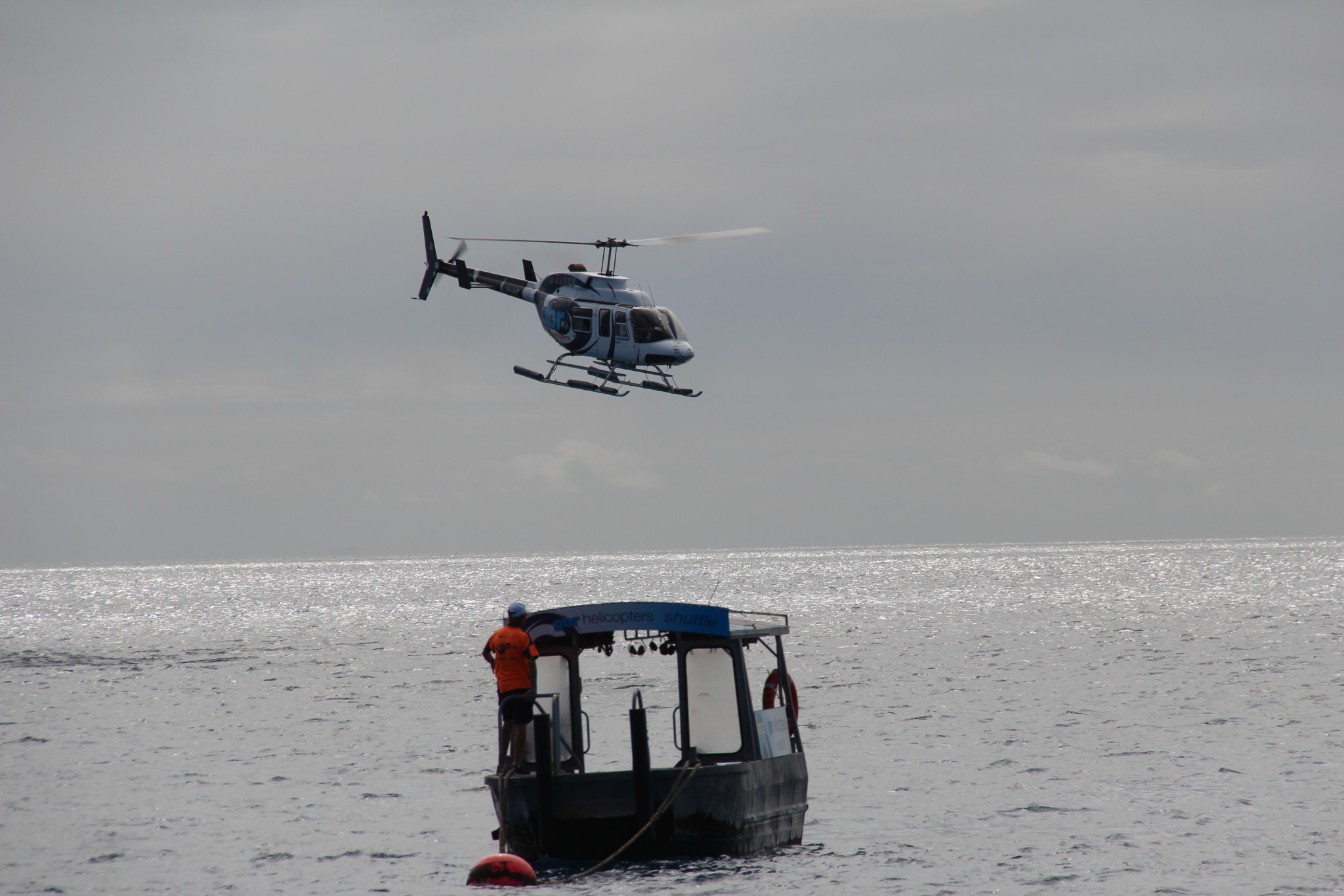An Agincourt Reef helicopter tour An Agincourt Reef helicopter tour