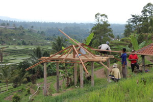 Buliding a Balinese house