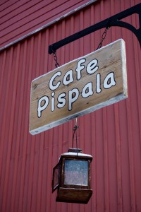 Cafe Pispala sign