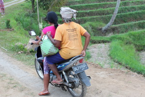 Locals in Jatiluwif, Bali